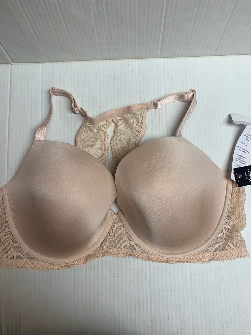 Paramour 115011 Racerback Contour T Shirt Bra 42D Plus Size NWT